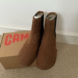 Camper Tan Suede Boots Right Nina
